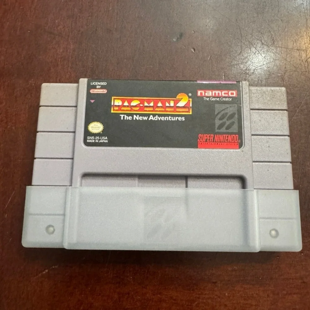 Pac-Man 2 The New Adventures Super Nintendo SNES Namco SNS-25-USA Cartridge